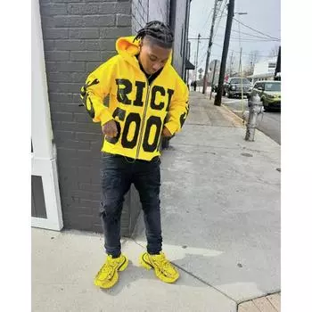 Y2k American High Street Trendy Jacket Men s Letter Printed Zipper Hoodie Harajuku Fashion Ins Retro Super Sweatshirt Women S чёрный