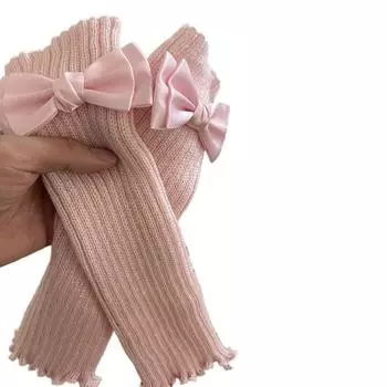 Y2k Arm Warmers Gothic Fingerless Gloves Punk Wool Sleeve Cuff Ladies белый