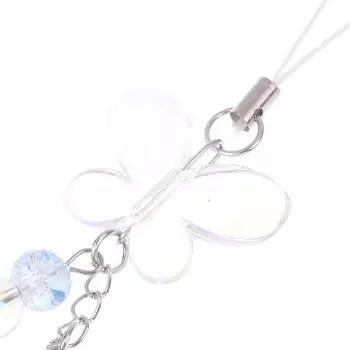 Y2K Cute Butterfly Star Phone Chain Anti-Loss Charm Strap Keychain Lanyard Pendant Ins Bag Camera Decoration