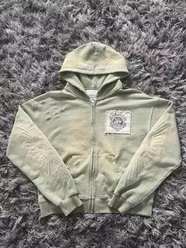 Y2K Harajuku Новые модные свободные свитера с вышитыми буквами, толстовки с капюшоном, уличные ретро-хип-хоп, популярные повседневные спортивные толстовки с капюшоном Joker M чёрный