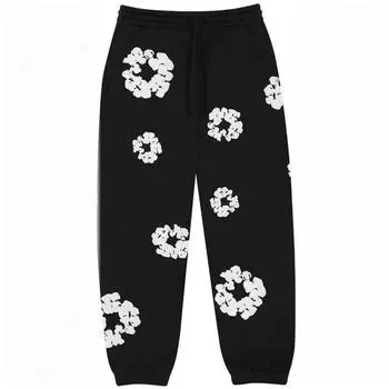 Y2K хип-хоп уличная одежда повседневная мода тренд свободные брюки с принтом из пеноматериала S арбуз красный