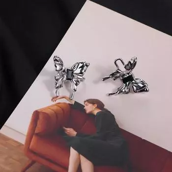 Y2K Jean Buttons for Loose Jeans Waist Buckle Butterfly Pants Button Tightener Women butterfly