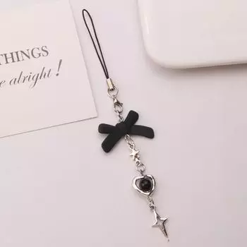 Y2K Key Chain Y2K Phone Pendant Sweet Girl Phone Chain Phone Lanyard Card Pendant E