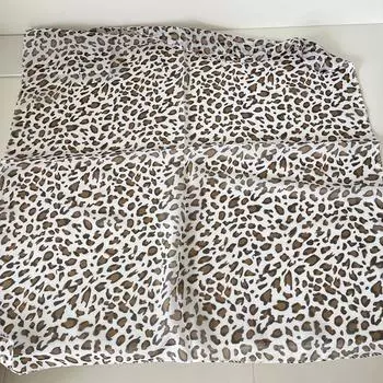 Y2K Leopard Print Hair Scarf Hip Hop Small Square Scarf Fashion Punk Bandana Girls Style 3