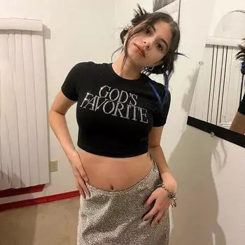 Y2K Летний пуловер с круглым вырезом и короткими рукавами, женская футболка S чёрный