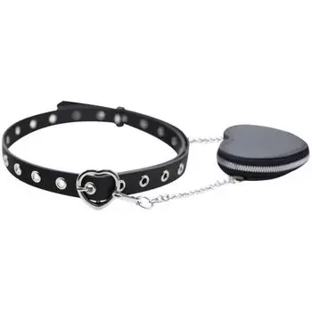 Y2K Love Heart Fanny Packs Adjustable Belt with Bag Punk PU Leather Waist Bag Girl Style A