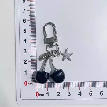 Y2K мода вишня кулон сладкий свежий имитация фруктов сумка кулон рюкзак подвесное украшение для девушки подарки чёрный