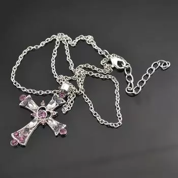 Y2K нерегулярные готические большие крестовые подвески ожерелья для мужчин и женщин парные ожерелья ювелирные изделия