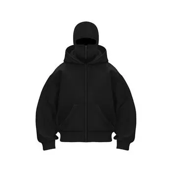 Y2K Новая мода Двойная толстовка с капюшоном Дизайн толстовка куртка хип-хоп уличная молния толстовка для мужчин готический Harajuku толстовка для женщин S красный