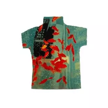 Y2K Новая модная водолазка с коротким рукавом, расписанная вручную, футболка-футляр 2024 года, летняя женская повседневная уличная одежда, тонкий топ S зелёный