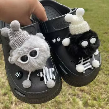 Y2K подвески для обуви DIY 3D крутые комочки для волос Джинн украшения пряжки аксессуары детский праздник подарок для мальчиков и девочек