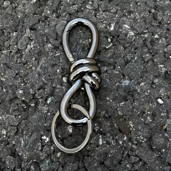 Y2K Punk Star Oval Essential Icon Carabiner Keychain Mountaineering Car Key Ring Gothic Backpack Decor