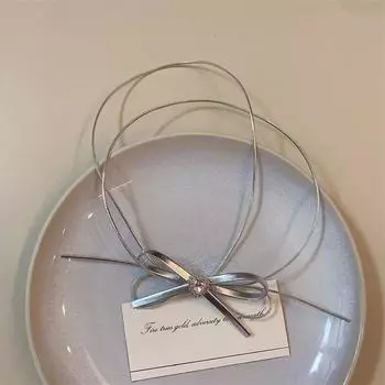 Y2K Spicy Girls розовое сердце циркон ожерелье женский уникальный дизайн кожа серебряный цвет бант ключица цепочка аксессуары