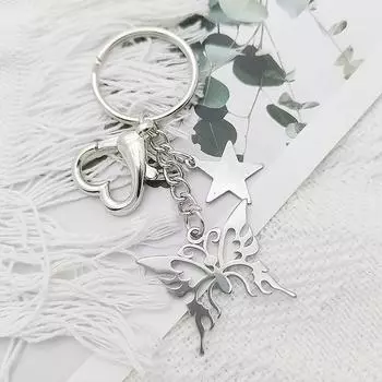 Y2K телефонные подвески ажурные бабочки звезды брелок сумка кулон подарки ювелирные изделия аксессуары