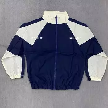 Y2K Trendy Harajuku Retro Hip Hop Splicing Windproof Street Jacket для мужчин и женщин Свободная куртка для пары S