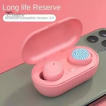 Y50 Беспроводные наушники с шумоподавлением Bluetooth-совместимые 5.0 Мини-вкладыши стерео музыкальная гарнитура для бега зелёный