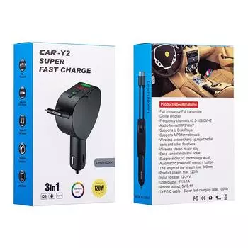 Y5 Трансграничный автомобильный MP3-плеер и FM-трансмиттер