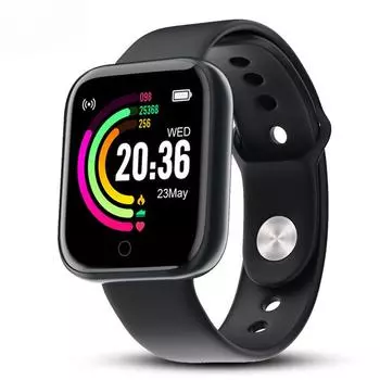 Y68 смарт-браслет цветной экран пульсометр артериальное давление Bluetooth шагомер спортивный браслет трансграничный новый D20 смарт-браслет