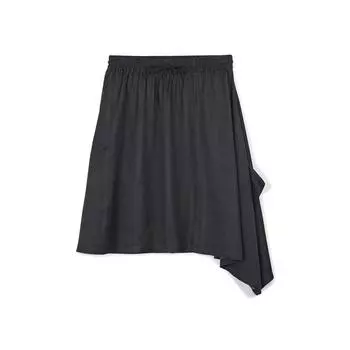 Y-3 3S Асимметричный подол Повседневная юбка Женские юбки Черный 50-IV5659 S