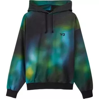 Y-3 All Over Print Tie-Dye Hoodie Unisex Hoodies Multicolor JL8306 XS