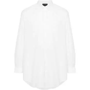 Y-3 Animal Print Button-Down Long Sleeve Shirt Men shirts White JE9273 L