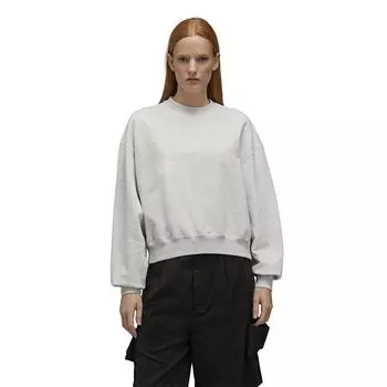 Y-3 Autumn Winter Versatile Fashion Hoodie Women hoodies Light-Gray JD9813 S