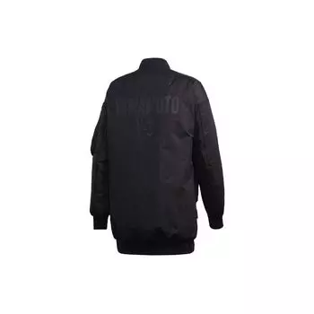 Y-3 Мужская куртка на молнии с логотипом сзади, черная GK4366 S