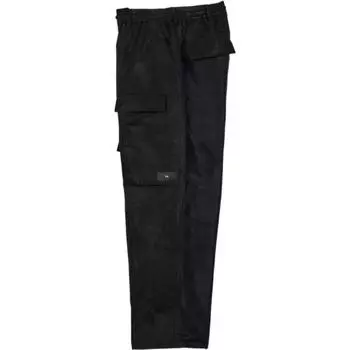 Y-3 Брюки с подкладкой и разрывами, однотонные свободные повседневные рабочие брюки с логотипом, мужские черные IL2154 L