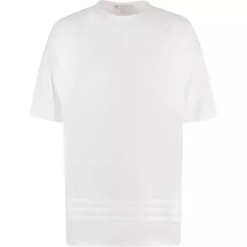 Y-3 CH1 Футболка в полоску большого размера, белые мужские топы HG6090 XS