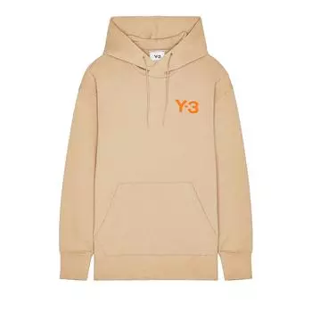 Y-3 Классический логотип на груди Толстовка Trace Khaki Мужские топы Коричневый HT4499 S