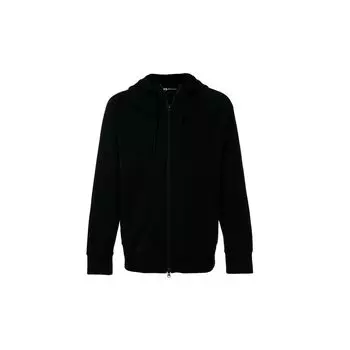 Y-3 Классическая мужская куртка с капюшоном на молнии, верхняя одежда, черная CY6900 XL