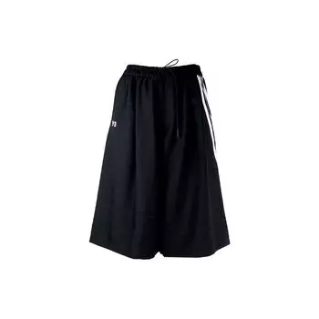 Y-3 Color Block Striped Loose Casual Sports Shorts Women shorts Black HG6117 XS