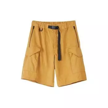 Y-3 Comfortable Pocket Elastic Waist Straight Leg Casual Shorts Men shorts Light-Brown IV7841 XS