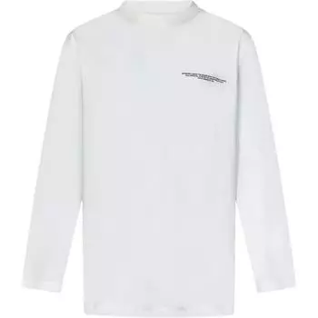 Футболка adidas x Y-3 Logo L/S белая мужская уличная одежда JE9279 M