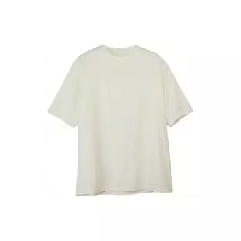 Y-3 Футболка свободного кроя с круглым вырезом и коротким рукавом, однотонная, с буквенным принтом, унисекс, топы белого цвета IV7845 XS