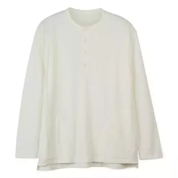 Y-3 Футболка Wrkwr Ss Tee, однотонная, с круглым вырезом, на пуговицах, с длинным рукавом, унисекс, белая 50-IV5632 XXS