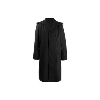 Мужская парка Y-3 FW21 с длинными рукавами и скрытой застежкой спереди, верхняя одежда, черная GK4584 L