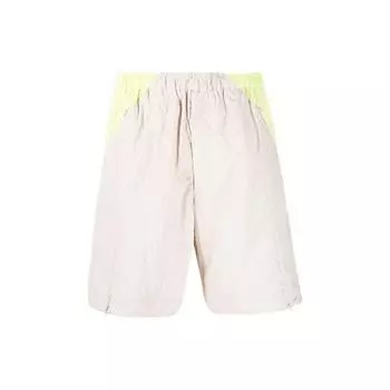 Y-3 FW21 Детали эластичный пояс повседневные шорты мужские шорты бежевый HF7065 XS