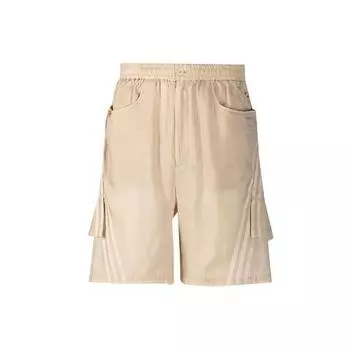 Y-3 FW21 Логотип Три Полоски Лоскутные Шорты Женские Шорты Хаки GT5303 XXS