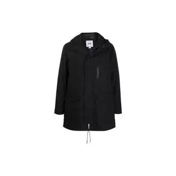Y-3 FW21 однотонная парка с капюшоном мужская верхняя одежда черного цвета GK4819 XS