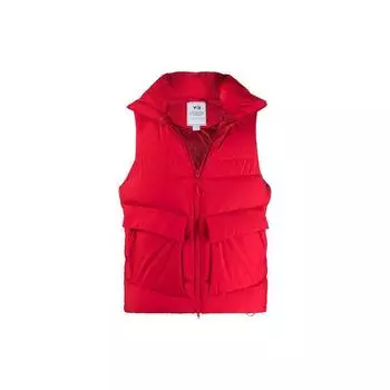 Y-3 FW21 свободный пуховый жилет мужской жилет красный HB6337 XS