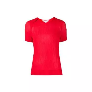 Y-3 FW21 Воздушная газовая футболка с круглым вырезом и коротким рукавом, женские топы, красные GT5318 M