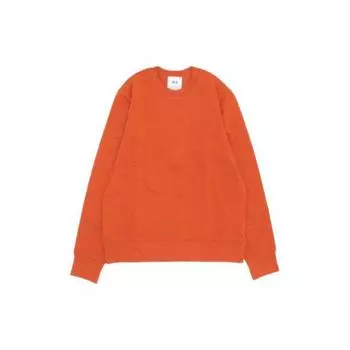 Y-3 FW22 Однотонная толстовка с круглым вырезом и большим логотипом, мужская толстовка Fox-Red HT2294 M