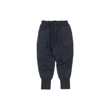 Y-3 FW22 Однотонные повседневные брюки с манжетами для мужчин, черные HN4325 XS
