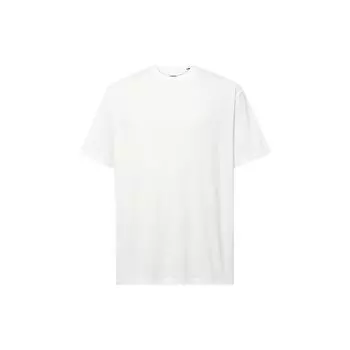 Y-3 Осень-зима 22 Однотонный свитер с круглым вырезом и коротким рукавом, футболка унисекс, топы белого цвета IB4787 XL