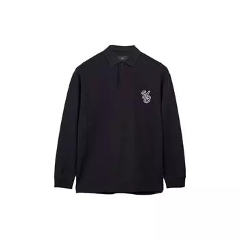 Y-3 FW23 Рубашка для регби с длинным рукавом Унисекс Рубашки Темно-синие IL4618 S