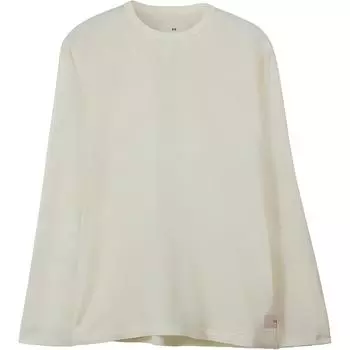 Y-3 FW23 Solid Color Crew Neck Loose Long Sleeve T-Shirt Unisex Tops White IQ1834 XS