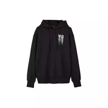 Y-3 Gfx Hoodie Loose Pullover Sweatshirt Unisex Hoodies Black IZ3169 XS