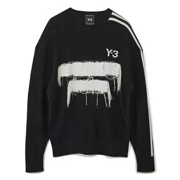 Y-3 Gfx Вязаный свитшот унисекс Черный JN4873 XXL
