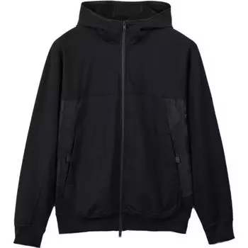 Y-3 Эластичная толстовка с капюшоном, однотонная, минималистичная, двухсторонняя молния, повседневная куртка, куртки унисекс, черный цвет IL3069 M